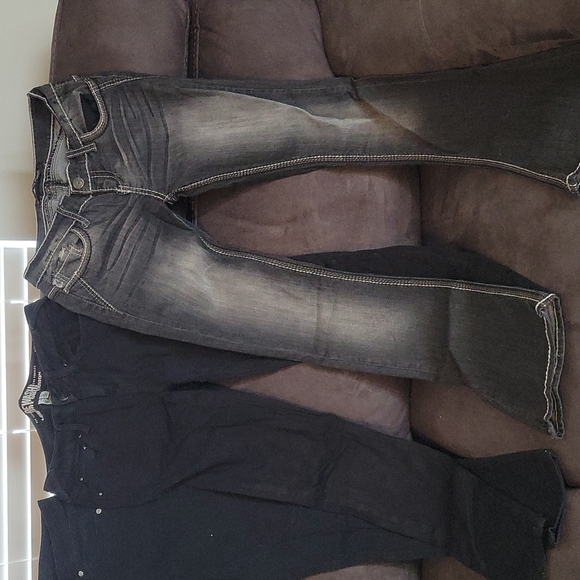 Black Jeans size 1-3 - Picture 2 of 4